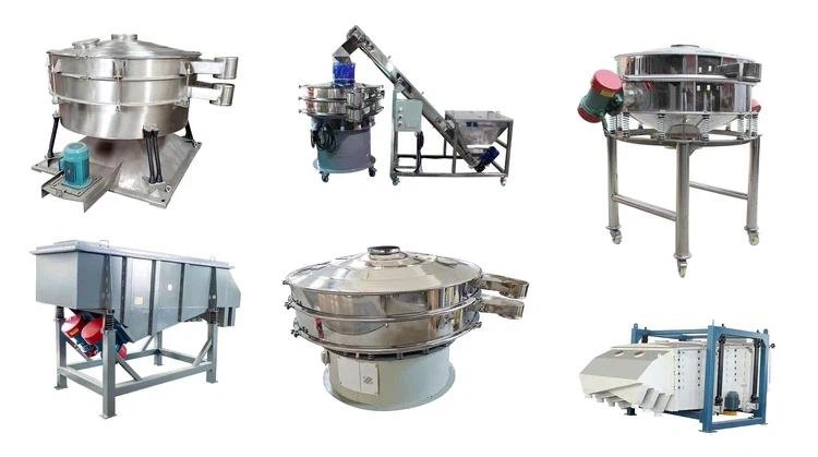 powder sieving rotary sieve sifter