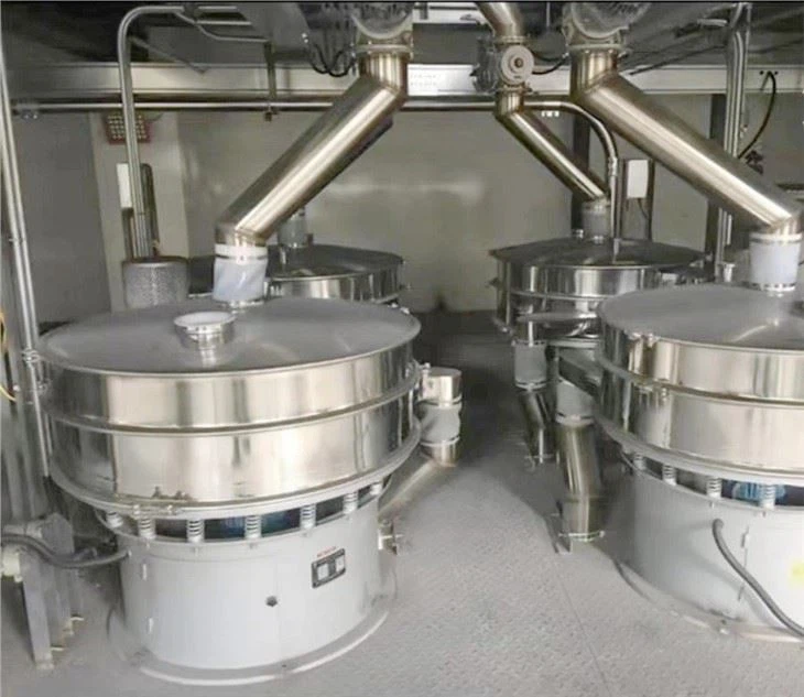 Роторна вібраційна машина для просіву крохмалю солодкої картоплі